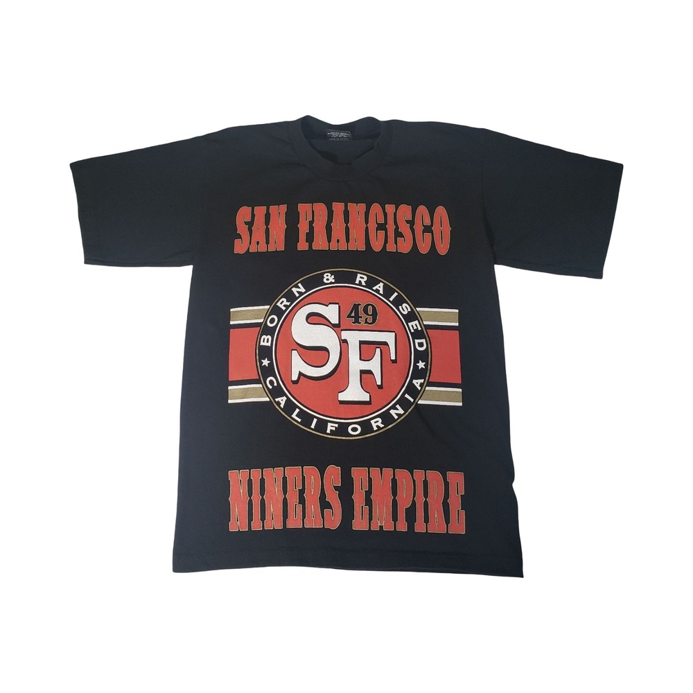 Vintage 90s Pro-Tag San Francisco Niners Empire T-Shirt Mens Medium Cotton SF 49